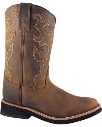Smoky Mountain Toddler Boys Pueblo Western Square Toe Boots Style 3520T Boys Boots from Smoky Mountain Boots