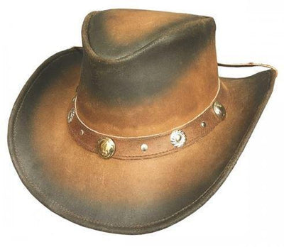 Bullhide Bunker Hill Leather Australian Hat Style 4059 Mens Hats from Monte Carlo/Bullhide Hats