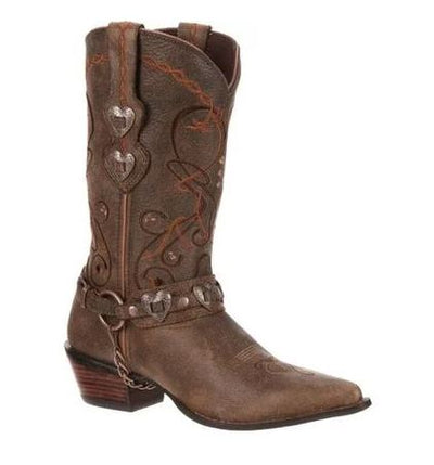 DURANGO CRUSH WOMEN'S BROWN HEARTBREAKER BOOT STYLE RD4155 Ladies Boots from Durango