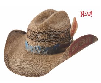 Bullhide Bucking Chute Straw Cowboy Hat Style 5030 Mens Hats from Monte Carlo/Bullhide Hats