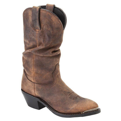 Durango Ladies Tan Distressed Slouch Western Boot Style RD542 Ladies Boots from Durango