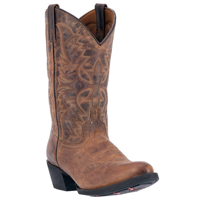 Laredo Mens Embroidered Round Toe Western Boots Style 68452 Mens Boots from Laredo