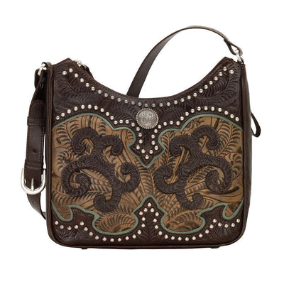 American West Annie's Secret Collection Shoulder Bag With Secret Compartment Style 8952629 Ladies Accessories from American west