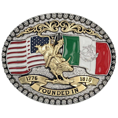 MONTANA SILVERSMITH INDEPENDENCE FOUNDED ATTITUDE BUCKLE STYLE A958 MENS ACCESSORIES from Montana Silversmith
