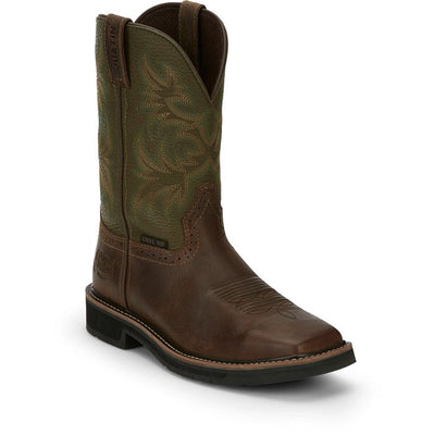 JUSTIN DRILLER STEEL TOE WORK BOOT STYLE SE4688 Mens Workboots from JUSTIN BOOT COMPANY