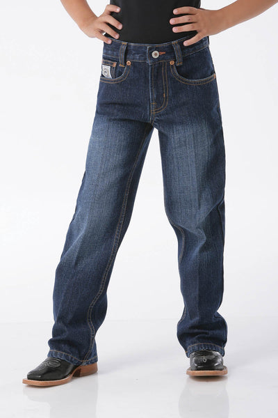 Cinch Boys White Label Slim Fit Dark Jeans Style MB12881002 Boys Jeans from Cinch