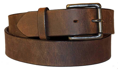 Gingerich Men's 1 1/2" Heavy Duty Work Belt Smooth Classic Finish Style 200BR MENS ACCESSORIES from Gingerich