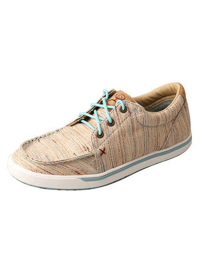 Twisted X Women's HOOEy Loper Textured Tan Sneakers Style WHYC011 Ladies Casual Shoes from Twisted X