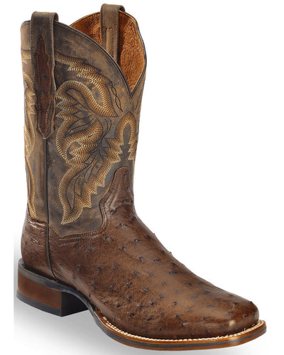 Dan Post Men's Alamosa Exotic Ostrich Cowboy Certified Boots Style DP3875 Mens Boots from Dan Post