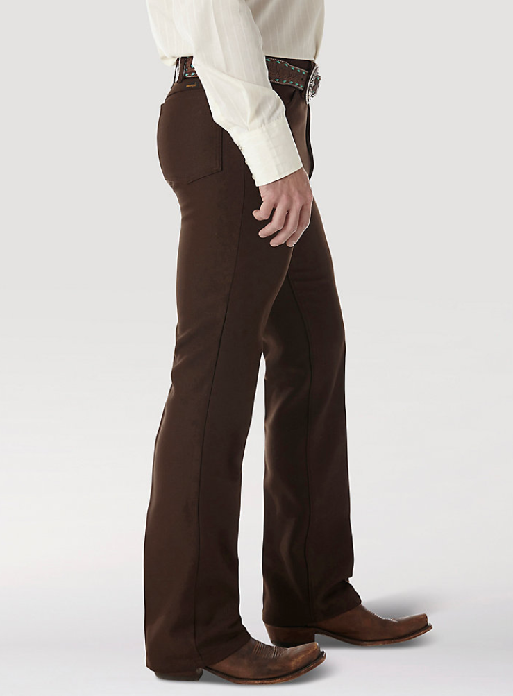 Wrangler Men's Wrancher Dress Jean, Brown Wrangler Men's Wrancher Dress Jean, Brown