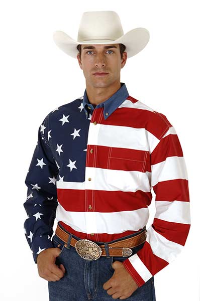 Roper Boys Western Patriotic Shirt Style 03-030-0185-0101- Premium Boys Shirts from Roper Shop now at HAYLOFT WESTERN WEARfor Cowboy Boots, Cowboy Hats and Western Apparel