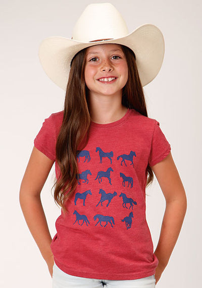 Roper Girls TShirt Style 03-009-0513-0426- Premium Girls Shirts from Roper Shop now at HAYLOFT WESTERN WEARfor Cowboy Boots, Cowboy Hats and Western Apparel