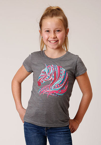 Roper Girls TShirt Style 03-009-0513-6113- Premium Girls Shirts from Roper Shop now at HAYLOFT WESTERN WEARfor Cowboy Boots, Cowboy Hats and Western Apparel