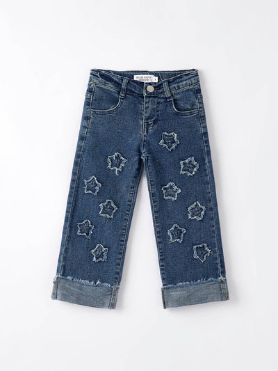 4th of july Stylish Star Shaped Distressed Jeans  from Rylee Faith Designs