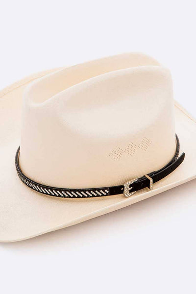 Genuine Leather Western Rhinestone Hat Band HAT ACCESSORIES from Rope & Spurs