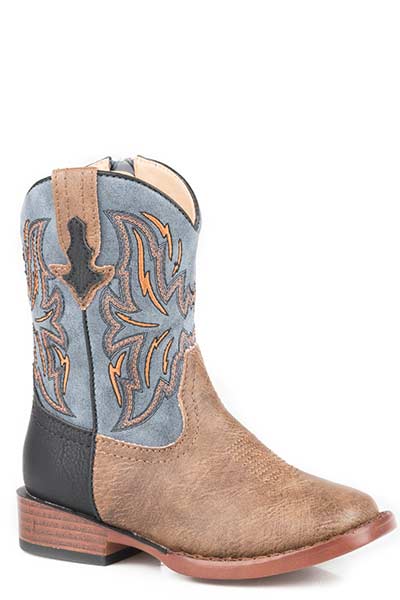 Roper Toddler Boys Square Toe Dalton Boots Style 09-017-1900-2805 Boys Boots from Roper