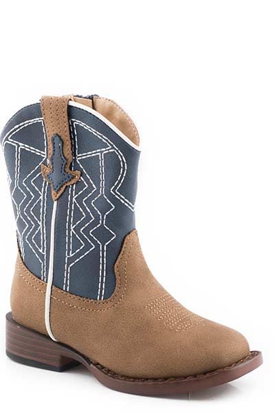 Roper Toddler Boys Square Toe Cassidy Boots Style 09-017-1900-2989 Boys Boots from Roper