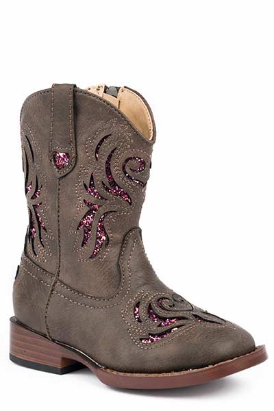 Roper Toddler Glitter Breeze Boots Style 09-017-1901-2015 Girls Boots from Roper