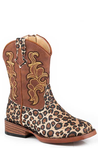 Roper Toddler Glitter Wild Cat Boots Style 09-017-1901-3363 Girls Boots from Roper