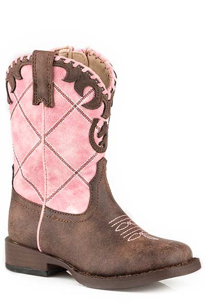 Roper Childrens Lacy Boots Style 09-017-1902-2000- Premium Girls Boots from Roper Shop now at HAYLOFT WESTERN WEARfor Cowboy Boots, Cowboy Hats and Western Apparel