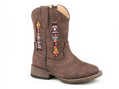 Roper Girls Double Arrow Cowboy Boots 09-017-1903-2481 Girls Boots from Roper