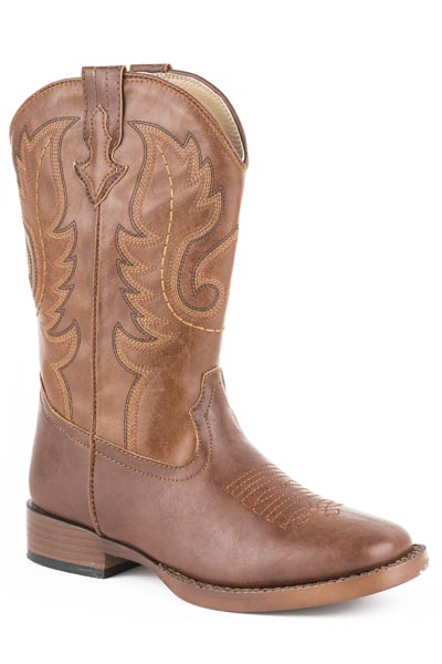 Roper Boys Square Toe Texson Boots Style 09-018-1900-1701 Boys Boots from Roper