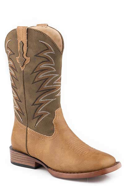 Roper Boys Square Toe Clint Boots Style 09-018-1900-3119 Boys Boots from Roper
