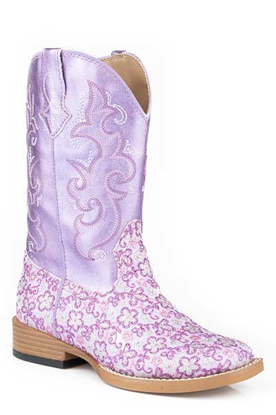 Roper Kids Lavender Shaft Style 09-018-1901-1520 Girls Boots from Roper
