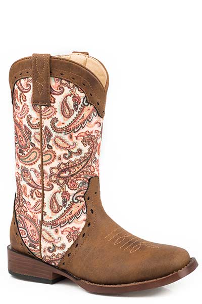Roper Kids Glitter Geo Shaft Style 09-018-1901-1528- Premium Girls Boots from Roper Shop now at HAYLOFT WESTERN WEARfor Cowboy Boots, Cowboy Hats and Western Apparel