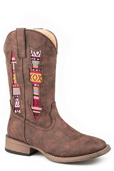 Roper Childrens Double Arrows Boots Style  09-018-1903-2481- Premium Girls Boots from Roper Shop now at HAYLOFT WESTERN WEARfor Cowboy Boots, Cowboy Hats and Western Apparel