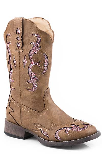 Roper Childrens Glitter Gypsy Boots Style  09-018-1903-2926 Girls Boots from Roper