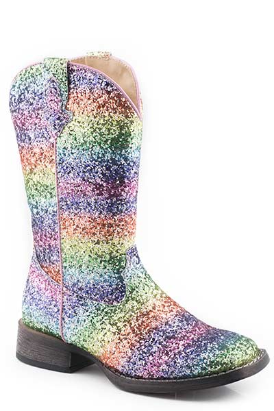 Roper Childrens Glitter Galore Boots Style 09-018-1903-2996 Girls Boots from Roper