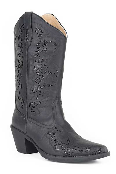 Roper Black Ladies Boots Style 09-021-1556-0772 Ladies Boots from Roper