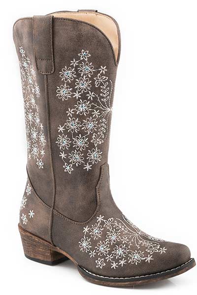 Roper Ladies Riley Floral Boots Style 09-021-1566-3016 Ladies Boots from Roper