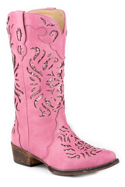 Roper Ladies Riley Glitz Snip Toe Boots Style 09-021-1566-3251 Ladies Boots from Roper