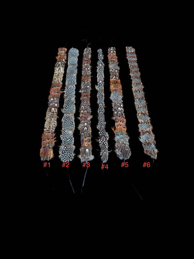 Feather hat band with strap  from Nati Natash