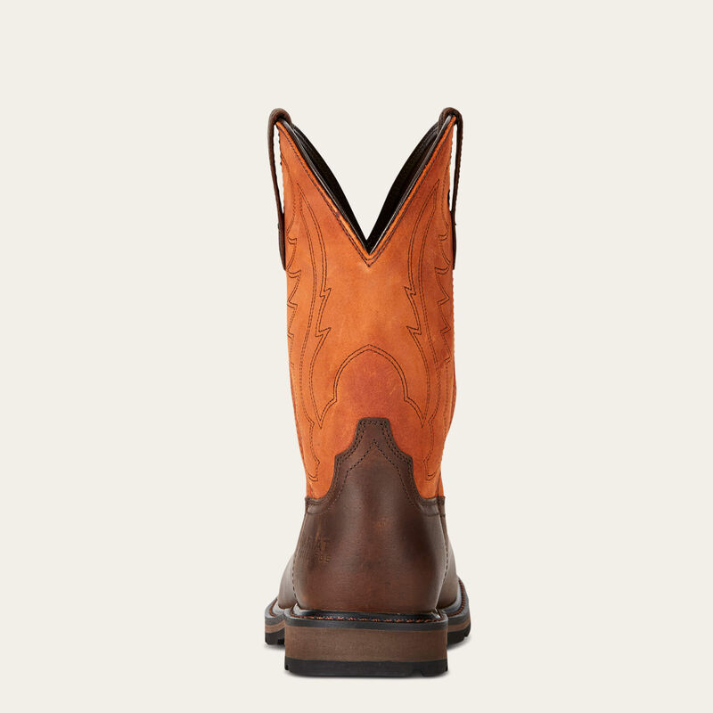 Ariat Mens Groundbreaker Steel Toe Work Boots Style 10015191 display picture 3