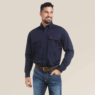 Ariat Mens FR Solid Work Shirt Style 10018816 Mens Shirts from Ariat