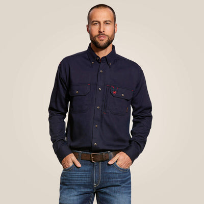 Ariat Mens FR Solid Vent Work Shirt Style 10019062 Mens Shirts from Ariat