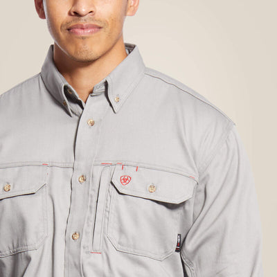 Ariat Mens FR Solid Vent Work Shirt Style 10019063 Mens Shirts from Ariat