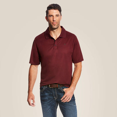 Ariat Mens TEK Polo Shirt Style 10022856- Premium Mens Shirts from Ariat Shop now at HAYLOFT WESTERN WEARfor Cowboy Boots, Cowboy Hats and Western Apparel