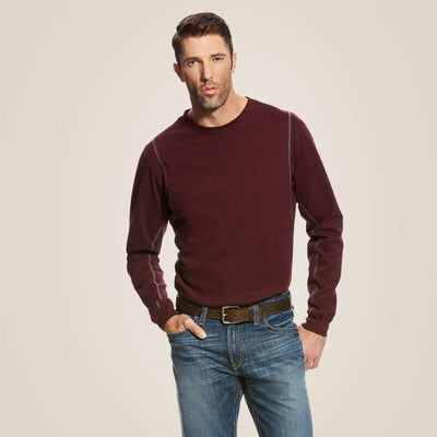 Ariat Mens FR AC Crew Long Sleeve T-Shirt Style 10023941 Mens Shirts from Ariat