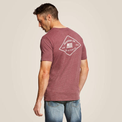 Ariat Mens US Registered T-Shirt Style 10024554- Premium Mens Shirts from Ariat Shop now at HAYLOFT WESTERN WEARfor Cowboy Boots, Cowboy Hats and Western Apparel