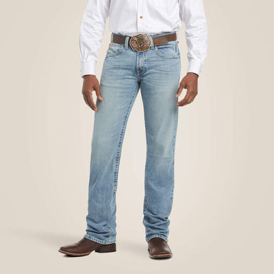 Ariat Mens M5 Slim Stirling Stretch Stackable Straight Leg Jean Style 10026039- Premium Mens Jeans from Ariat Shop now at HAYLOFT WESTERN WEARfor Cowboy Boots, Cowboy Hats and Western Apparel