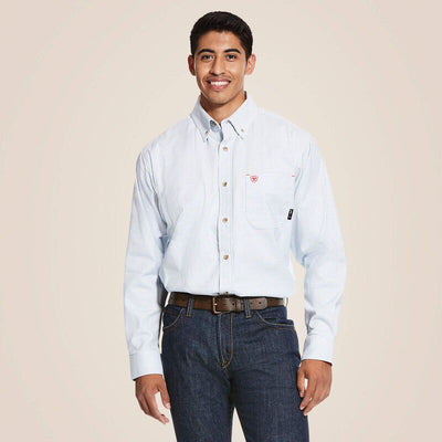 Ariat Mens FR Twill DuraStretch Work Shirt Style 10027887 Mens Shirts from Ariat