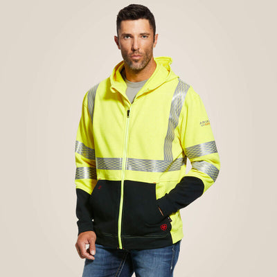 Ariat Mens FR Hi-Vis Hoodie Style 10027912 Mens Outerwear from Ariat