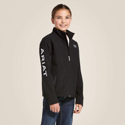 Ariat Kids New Team Softshell Jacket Style 10028657- Premium Unisex Childrens Outerwear from Ariat Shop now at HAYLOFT WESTERN WEARfor Cowboy Boots, Cowboy Hats and Western Apparel