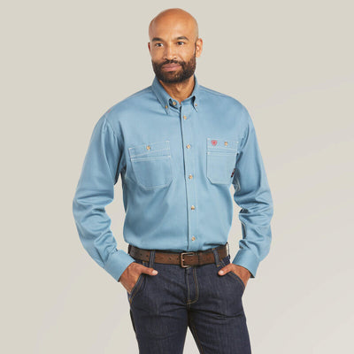 Ariat Mens FR Vented Work Shirt Style 10035433 Mens Shirts from Ariat
