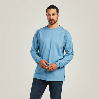 Ariat Mens FR AC Crew Long Sleeve T-Shirt Style 10039398 Mens Shirts from Ariat