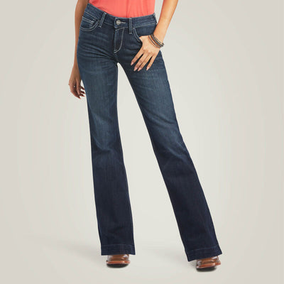 Ariat Ladies Trouser Perfect Rise Aisha Wide Leg Jean Style 10040806 Ladies Jeans from Ariat